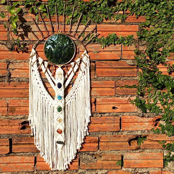 Espelho Olho Grego com pedras dos Chakras - Image 4