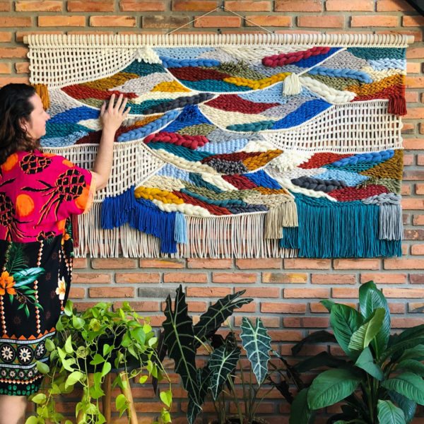 Tapeçaria de parede Macraweave ACORDES